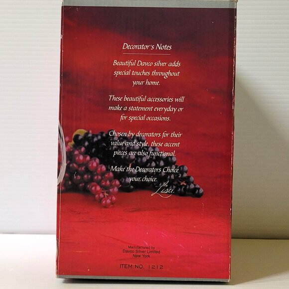 Decorators Choice Silver Plated Mini Floating Centerpiece 8 1/2'' 3 Candles New - Picture 7 of 7